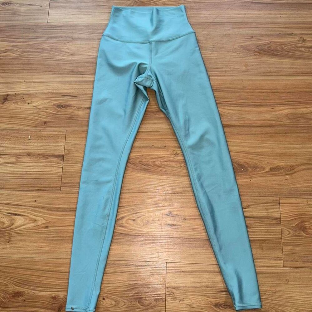 Alo-yoga Women's Green and Blue Leggings